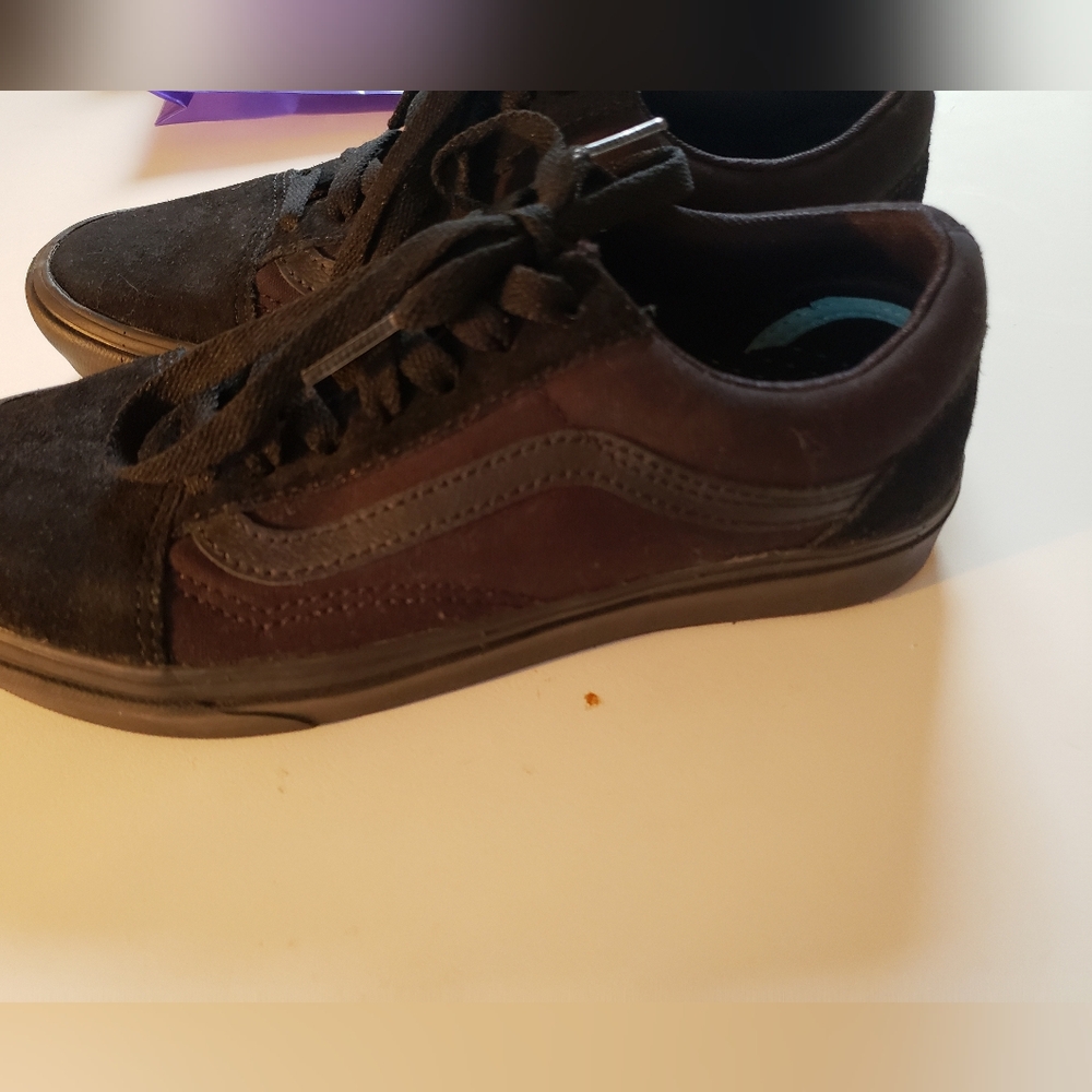 Brand New Mens Vans Blk Canvas Shoes